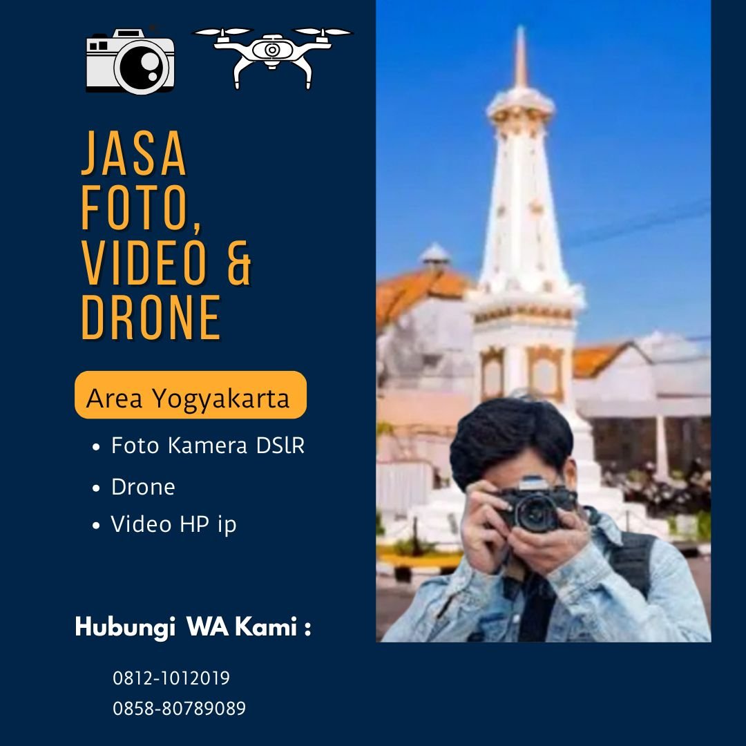 Jasa Foto Video Drone di Yogjakarta