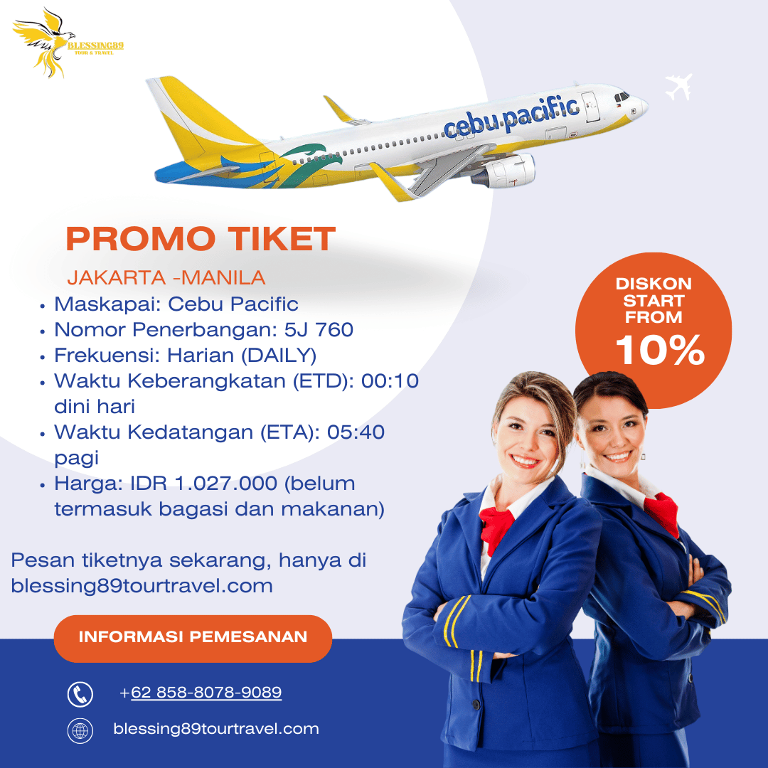 Promo  Tiket Pesawat Jakarta -Manila